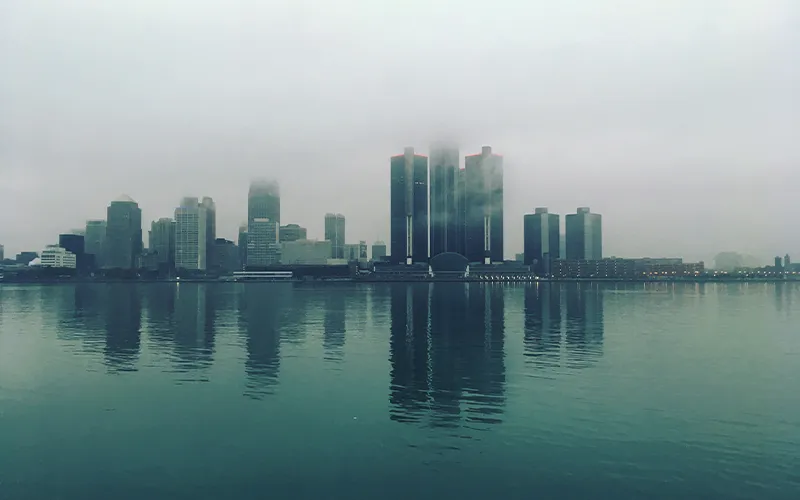detroit skyline