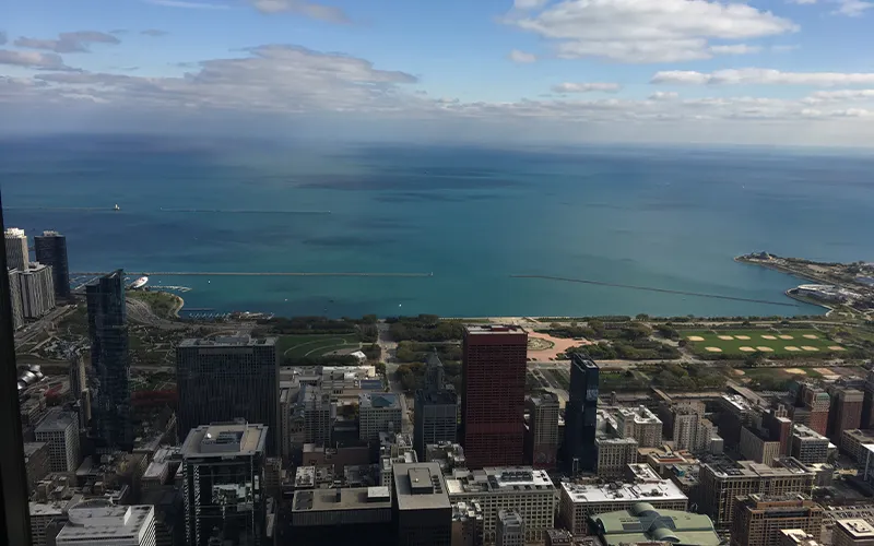 lago michigan da chicago